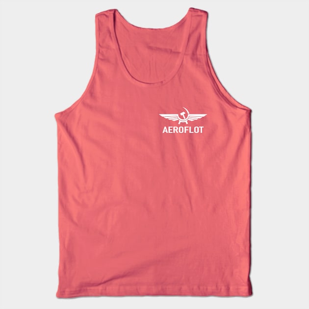 Aeroflot (Small logo) Tank Top by TCP